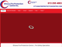 Tablet Screenshot of ottawafireprotectioncentre.com